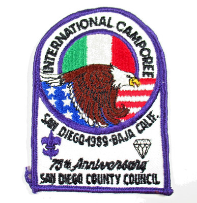 International Camporee 1989 San Diego County Council Boy Scout Patch