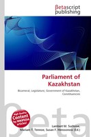 Lambert M. Surhone (U. A.) | Parliament Of Kazakhstan | Taschenbuch | Englisch