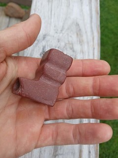 Indian Artifact 1800s Catlinite Pipe Native American