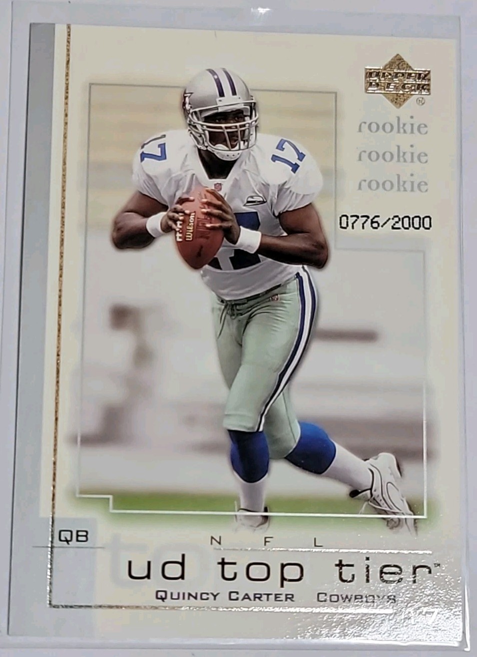 Quincy Carter Upper Deck Top Tier #200 Base