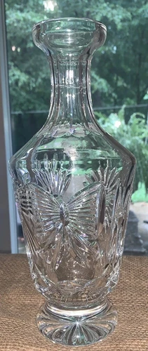 VTG ‘00 Waterford Millennial Decanter Vase 10 5/8”T 4.5”Diam Body NO Stopper