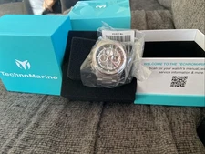 TechnoMarine Men's TM-318104 OCEAN Quartz Olive Green Dial Watch