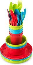 Kids Plastic Dinnerware Set - 36 Pc Reble Children's Dinner