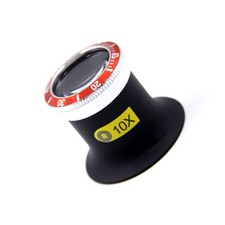 Watch Magnifier Glasses Loupe Jewel Watchmaker Repair Magnifying Tool 10/20X