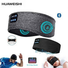 Bluetooth Sleep Headband Headphones Wireless Music Eye Mask Sports HUAWEISHI