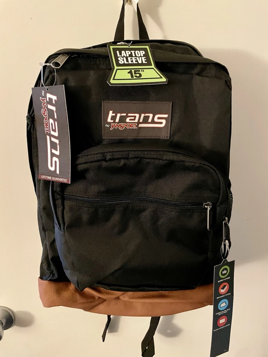 black and leather trans backpack JanSport Boys Black Backpacks & Bags for Kids for sale