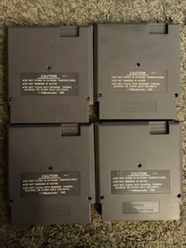 4 Game Lot Nintendo NES Casino Kid Anticipation Top Secret Tetris UNTESTED