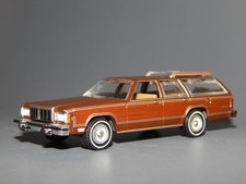1980 '80 Mercury Gran Marquis Colony Park Wagon Brown 1/64 Diorama Replica VHTF