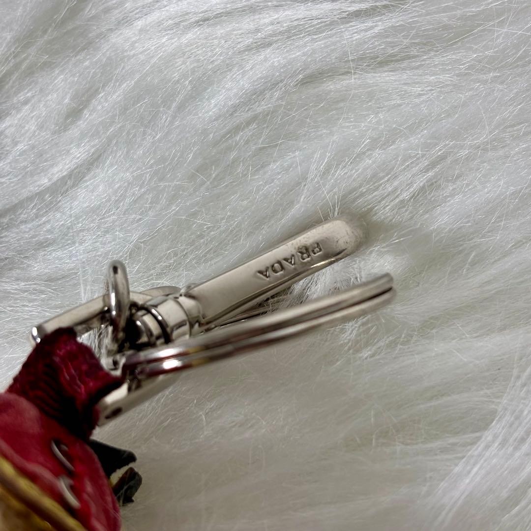 Prada Bear Charm 2008 Beijing Olympics Limited Keychain Used AB thumbnail 6