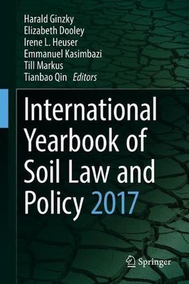 International Yearbook of Soil Law and Policy 2017 by Harald Ginzky (English) Ha