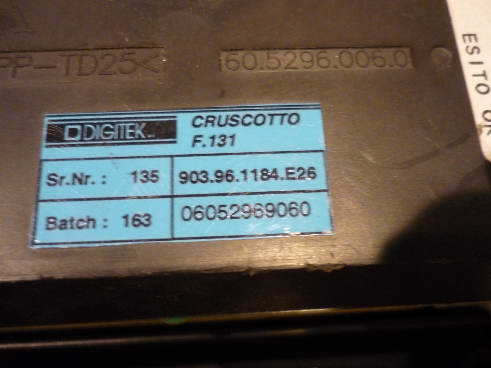 2004 Ferrari 360 - Dash Unit USA /Instrument Cluster - P/N 197664  15k miles