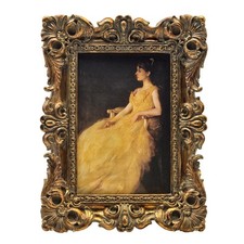 CISOO 4x6 Vintage Picture Frame Antique Ornate Bronze Gold Photo 4x6,