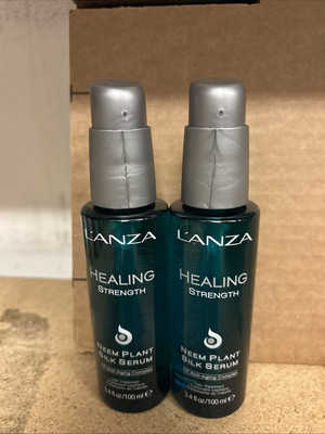Lanza Healing Strength Neem Plant Silk Serum 3.4 fl oz PACK OF 2 AUTHENTIC FRESH