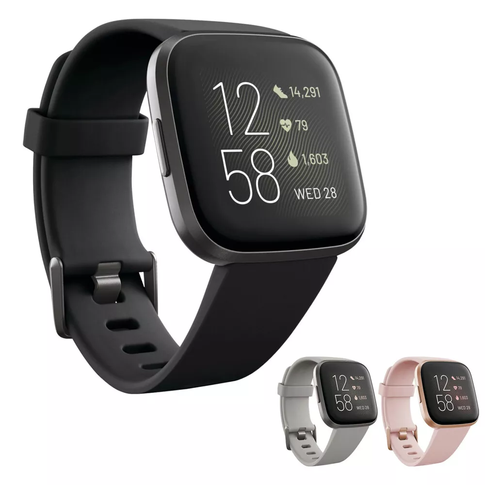 Fitbit Versa 2 Health & Fitness Smartwatch Authentic Activity Tracker New