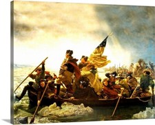 George Washington Crossing the Delaware Giclee Art Print Poster or Canvas