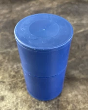 LEAD VIAL PIG (Small Blue) - Lead Lined Storage/Shipping Container - USED