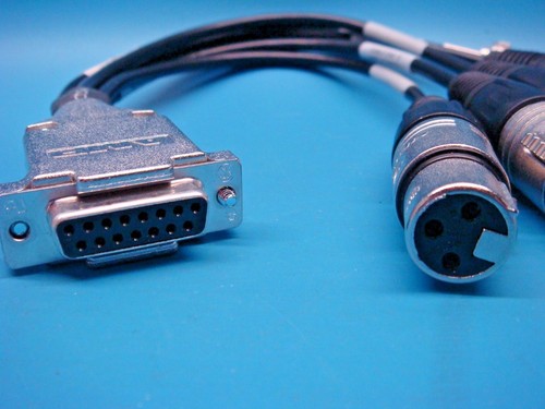 (1) CABLE DE RUPTURA NEUTRIK 4 CANALES XLR DB15 A NC3FX COAXIAL AUDIO PROFESIONAL 8" - Imagen 2 de 7