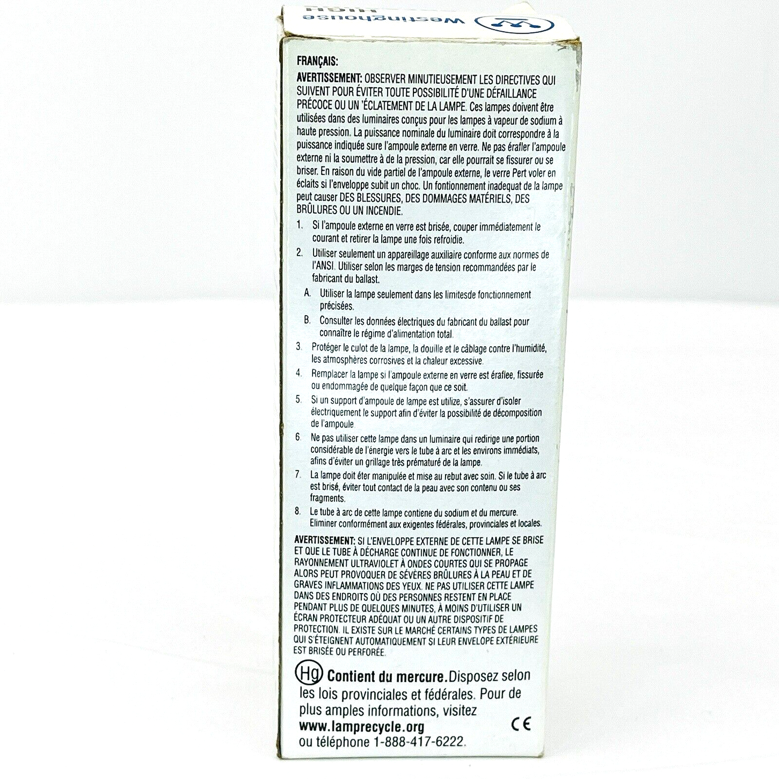 Westinghouse ED17 High Pressure Sodium Light Bulb 70W Med Base Grow ...