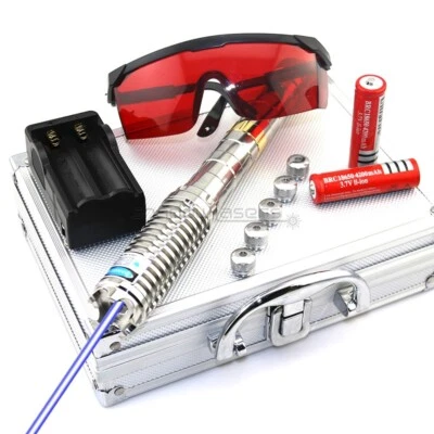 SHADOWLASERS BX9 450nm Adjustable Focus High Power Blue Laser Pointer Visible Laser Beam UK