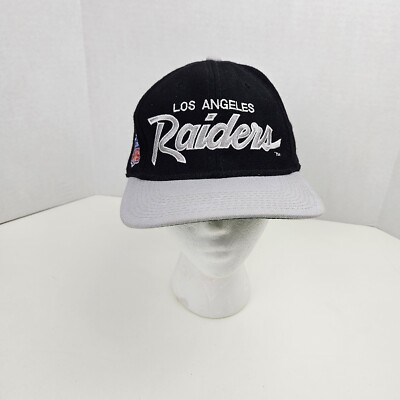 Vintage LA Raiders Sports Specialties ProLine Snapback Script Hat