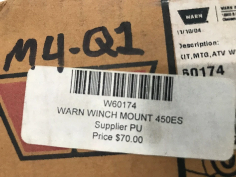 Kit de soporte de montaje de cabrestante de advertencia M4Q Honda Foreman 400 450 ES S NUEVO 60174 Foto 2 de 4