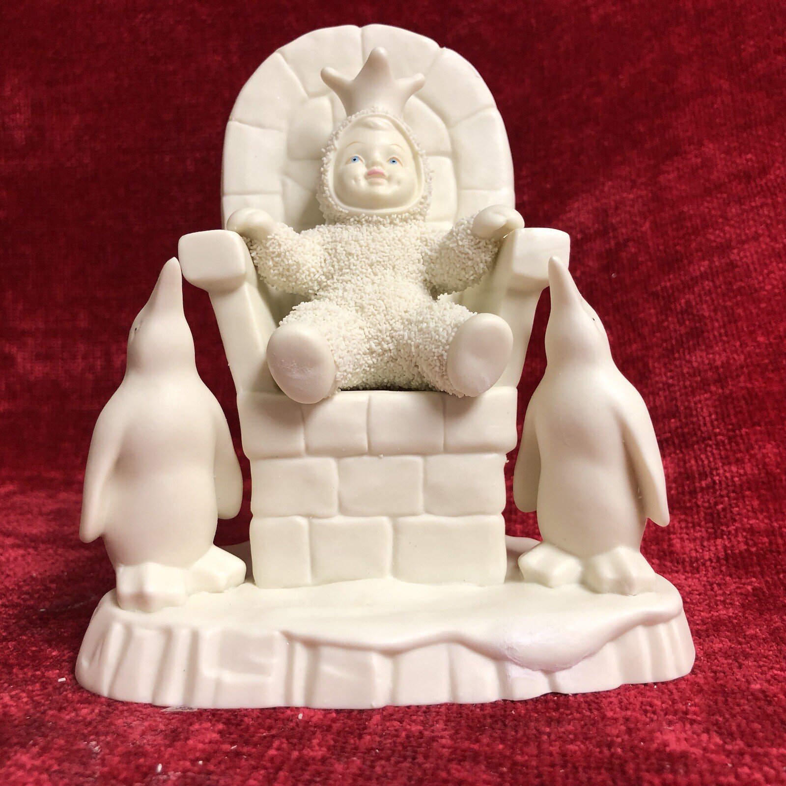 Dept 56 Snowbabies Crown Me Figurine 69056 Retired New in Box