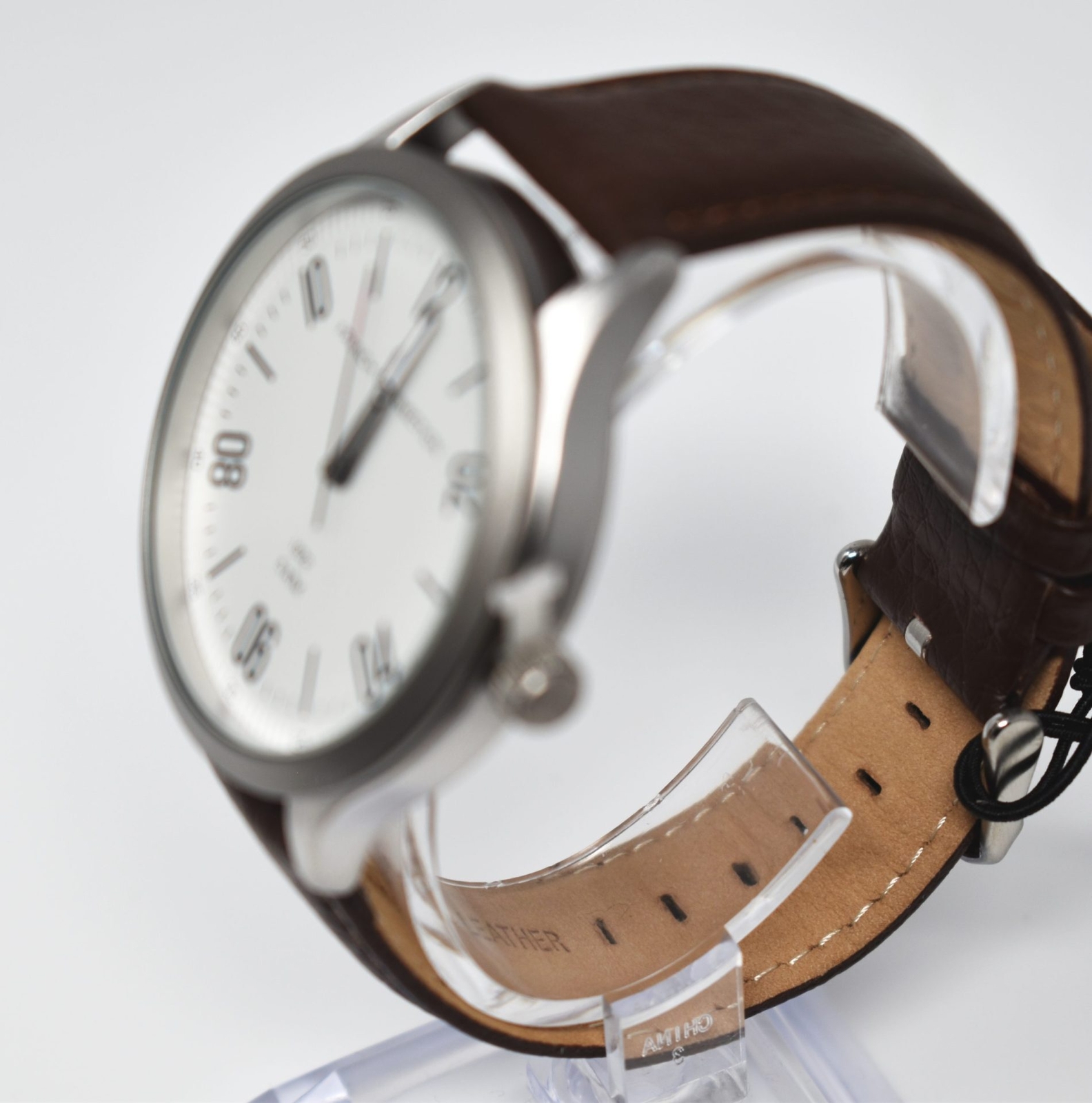 French Connection Analogue Classic Quartz Watch Leather Strap