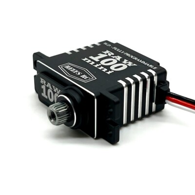 REEFs RC RAW 100 BLACK MINI High Torque+Speed Waterproof Servo PROGRAMMABLE 135