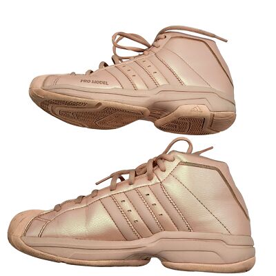 Adidas Pro Model 2G Glow Metallic Pink High Top Basketball  display picture 2