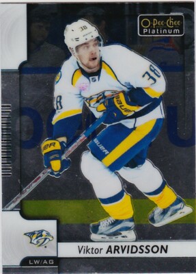 17-18 2017-18 OPC Platinum Viktor Arvidsson #119-Kings-Predators