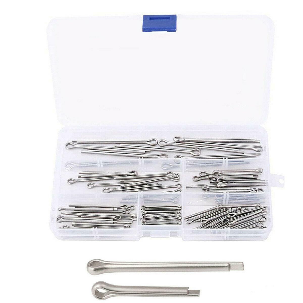 Boxed 6Sizes Car Truck Stainless Steel Split Pin Rigid Cotter Pin Assortment Kit