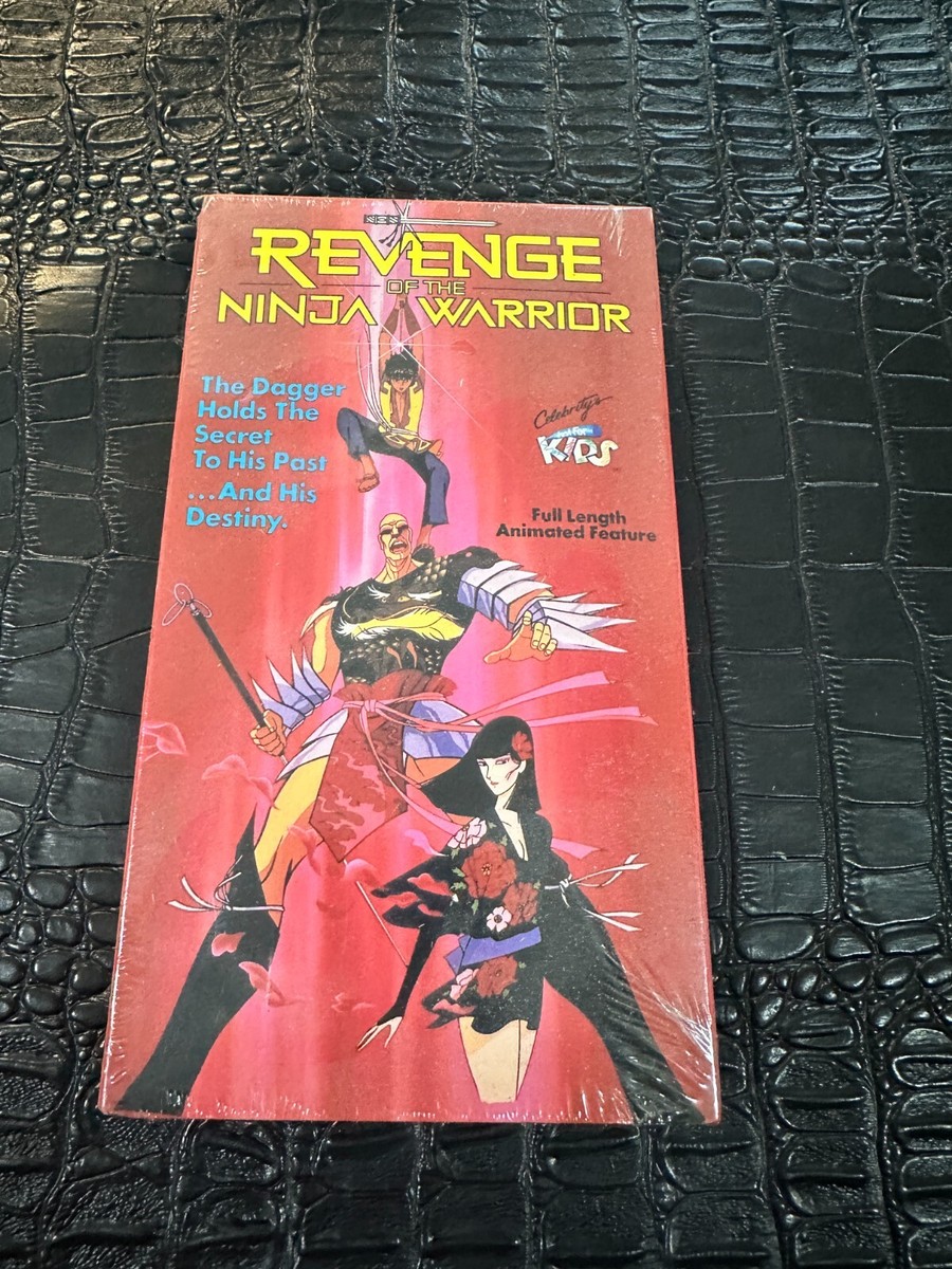 Revenge of the Ninja Warrior VHS Just For Kids Movie Film Anime