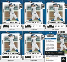 2021 Panini Contenders PETE ALONSO - Lot of 6 Cards - #84 Base - Mets