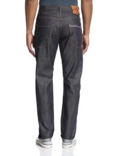 People For Peace MADE IN USA Men’s Tapered Leg Raw Selvedge Jeans $200 NEW 32x33