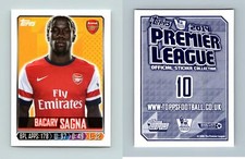 Bacary Sagna #10 Premier League 2014 Topps Sticker
