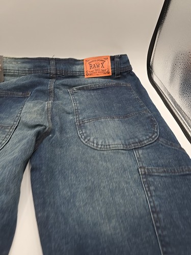 Raw X Apparel Medium Blue Skinny Jeans Mens Size 36/30 New - Picture 8 of 10
