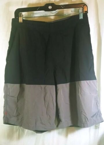 Rhone Men's Unlined Shorts Sz. L Gray/Black 9" ins