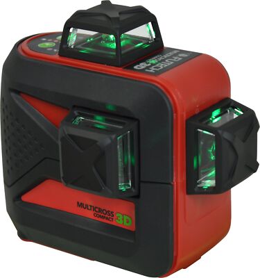 FUTECH Profi Linienlaser Kreuzlinienlaser MC3D grün Genauigkeit 2mm auf 10 m!