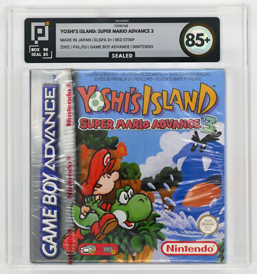 Yoshi's Island Super Mario Advance 3 Game Boy Advance Pixel Grading 85+ No VGA