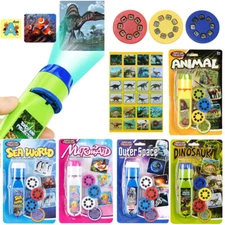 Torch Night Projector Light For 2-10 Year Old Kids,Educational Learning Toy Gift