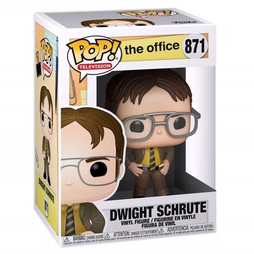 The Office Dwight Schrute #871 Funko Pop! Television New With Pop Protector