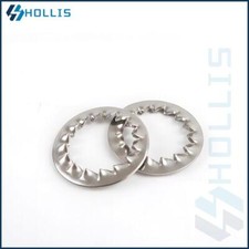 SHAKEPROOF LOCK WASHERS INTERNAL TOOTHED SERRATED TOOTH A2 STAINLESS STEEL