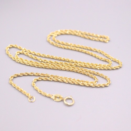 1.6mm Rope Link Chain Necklace 