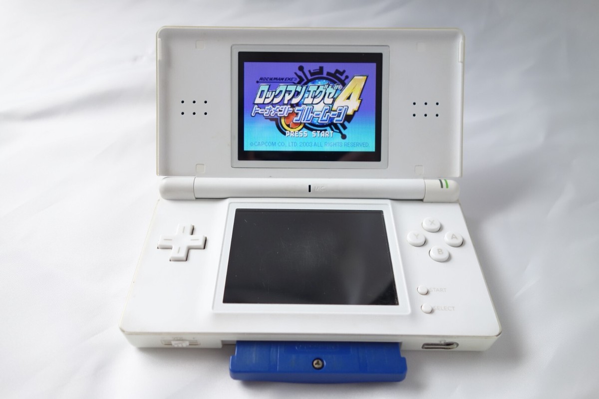 Nintendo DS Lite Console White GBA Mega Man Zero 2 Battle