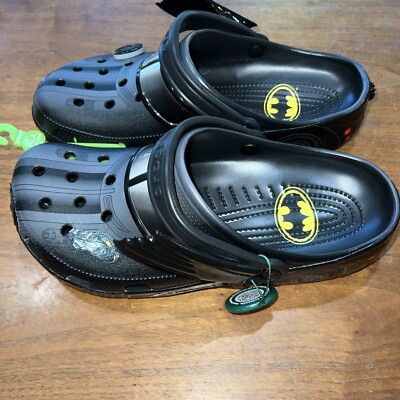 Crocs X Batman Black Slip-On Unisex Clog Size 11 Women 9 Men- NWOB Crocs Batman Batmobile Clog Men main image 2