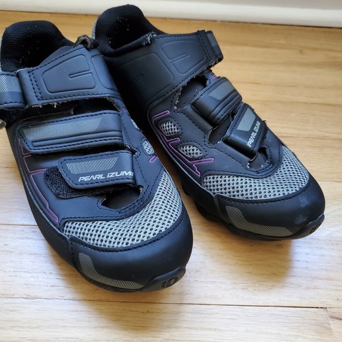 Pearl Izumi All-Road 3 Black Mountain Bike Shoes Womens Size 41 - Picture 2 of 7