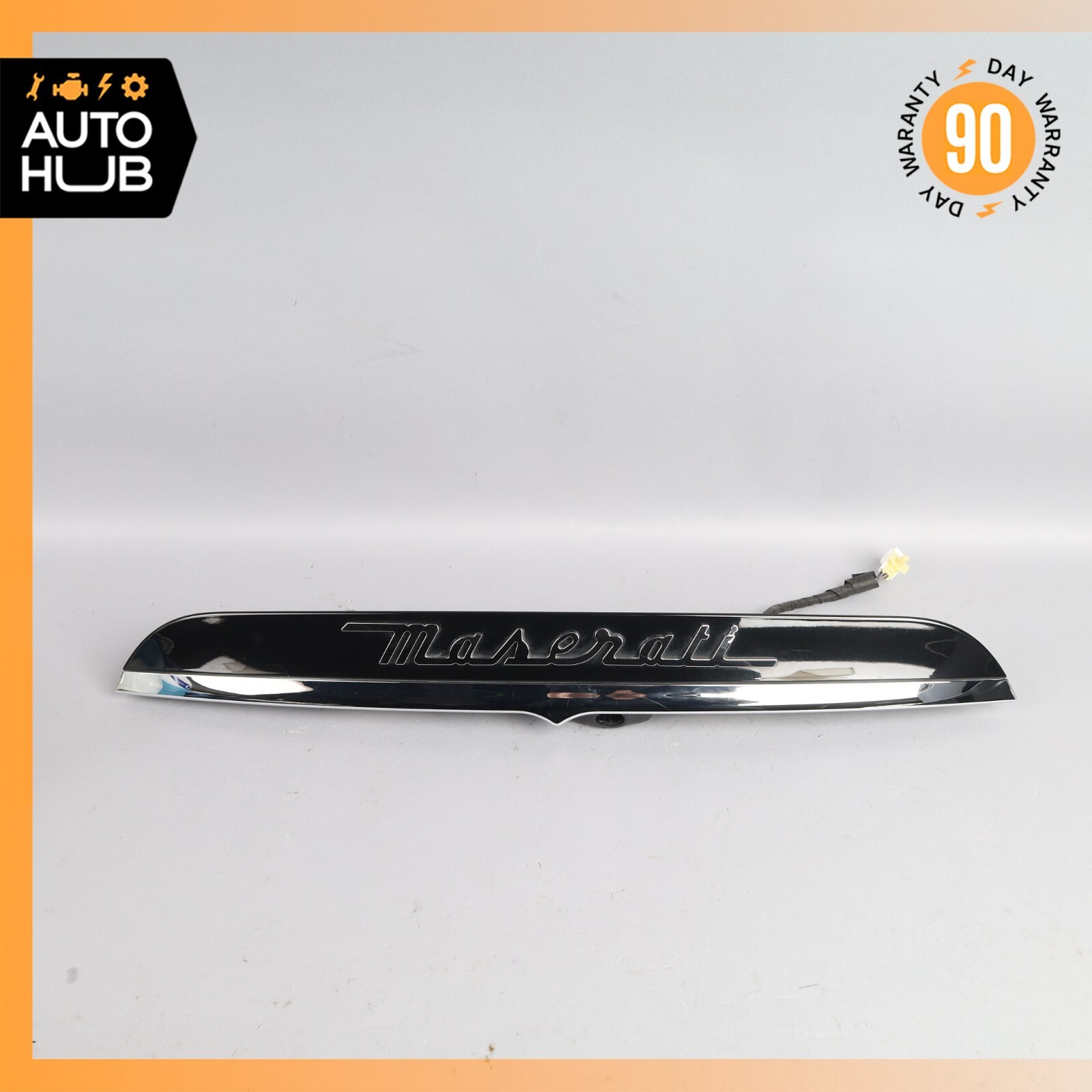 17-22 Maserati Ghibli M157 Trunk Lid Tailgate Hatch Handle Black OEM 41k