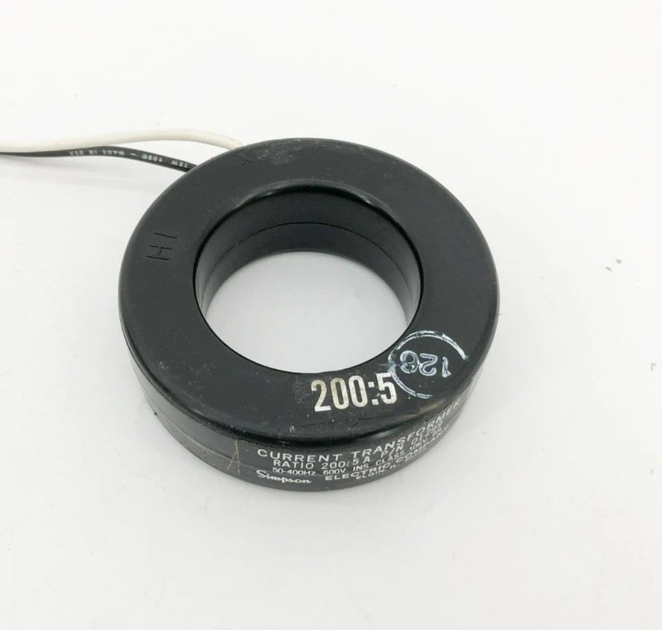 New Simpson 01299 Current Transformer Ratio 200:5A 600V - Image 2 of 4