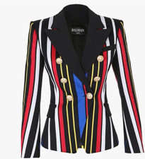 Balmain Women Double Breast Blazer Size 36 Fr 8uk Rrp £1850