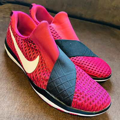  Nike Free Connect Womens 843966-600 Black Burgundy Cross 10.5 42.5 EUR